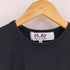 プレイコムデギャルソン PLAY COMME des GARCONS 07SS S/S ブラック・ハートワッペン・Tシャツ レディース JPN:S