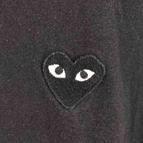 プレイコムデギャルソン PLAY COMME des GARCONS 07SS S/S ブラック・ハートワッペン・Tシャツ レディース JPN:S