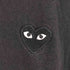 プレイコムデギャルソン PLAY COMME des GARCONS 07SS S/S ブラック・ハートワッペン・Tシャツ レディース JPN:S