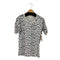 コムデギャルソンシャツ COMME des GARCONS SHIRT S/S コットン総柄クルーネックTシャツ メンズ JPN:S