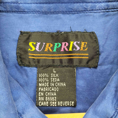 SURPRISE シルクシャツ メンズ L