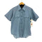 70s SEAFARER コットンポリ シャンブレーシャツ レディース L