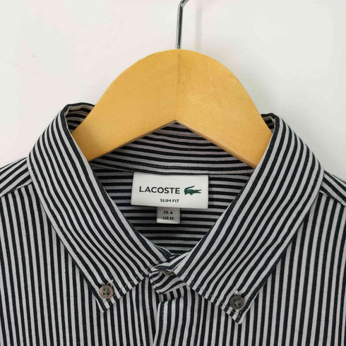 ラコステ LACOSTE COOLMAX(R)ストライプボタンダウンシャツ メンズ FR4