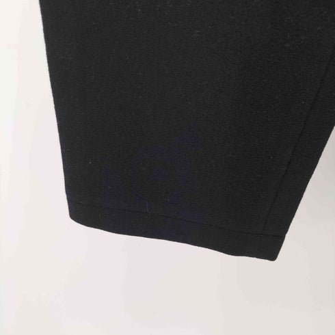 ヨウジヤマモト Yohji Yamamoto ボタンフライ ウール ワイドクロップドパンツ レディース JPN:2