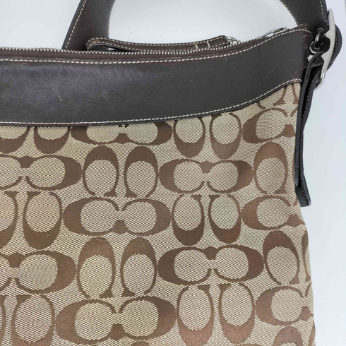 コーチ COACH シグネチャー ショルダーストラップ キャンバス レディース