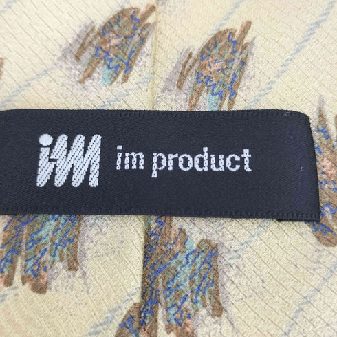 アイムプロダクトイッセイミヤケ im product ISSEY MIYAKE 総柄 シルク ネクタイ メンズ