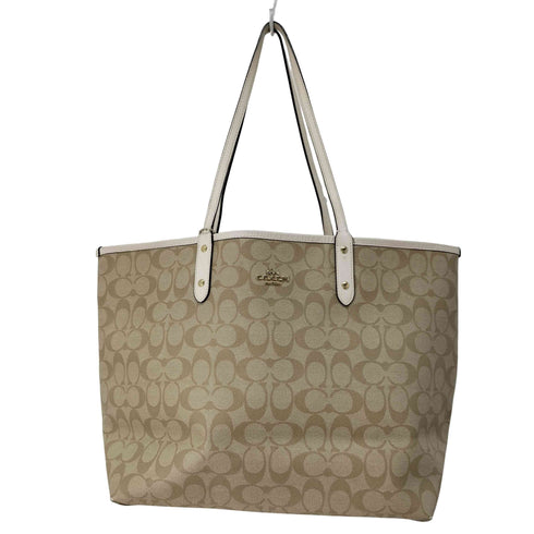 コーチ COACH リバーシブル トートバッグ PVC レディース