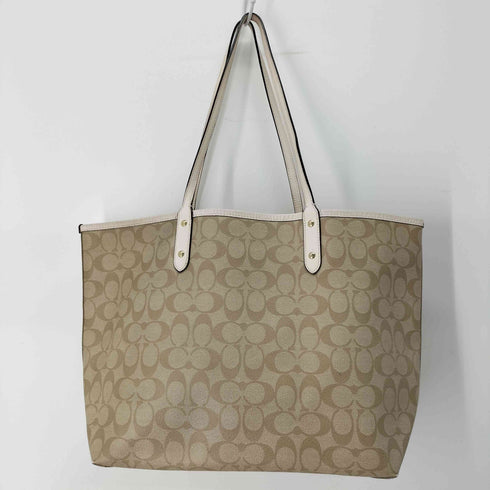 コーチ COACH リバーシブル トートバッグ PVC レディース