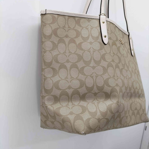 コーチ COACH リバーシブル トートバッグ PVC レディース