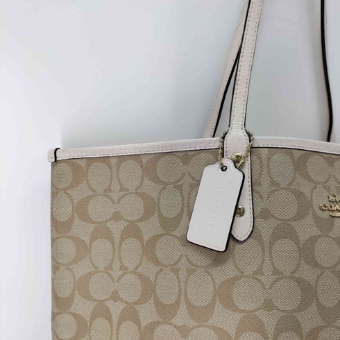 コーチ COACH リバーシブル トートバッグ PVC レディース