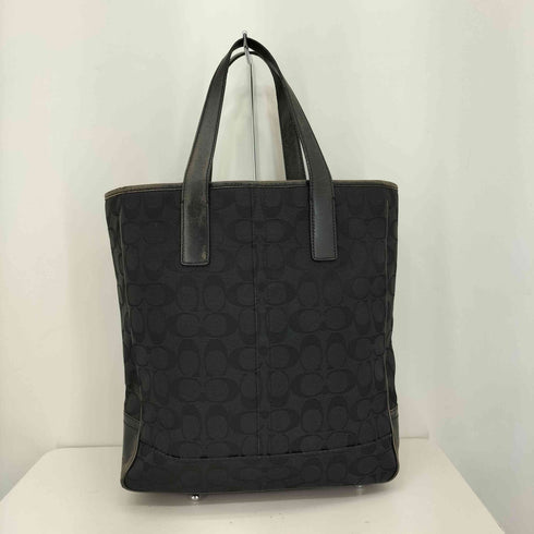 コーチ COACH シグネチャー レザー キャンバス ハンドバッグ トート レディース
