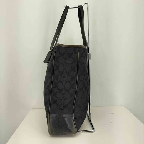 コーチ COACH シグネチャー レザー キャンバス ハンドバッグ トート レディース