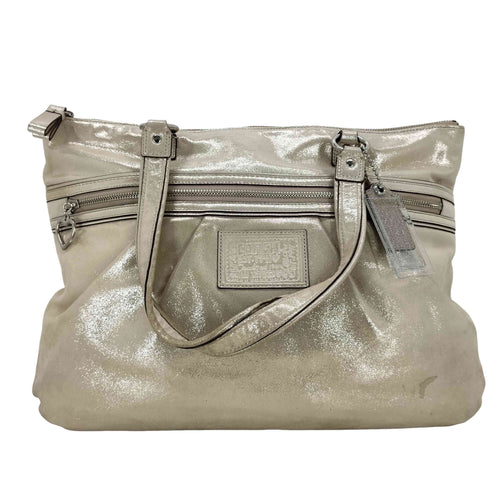 コーチ COACH ポピー ラメ ハンドバッグ トートバッグ レディース