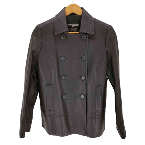 INTER FASHION ラムレザーピーコート レディース JPN:M