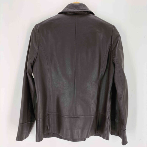 INTER FASHION ラムレザーピーコート レディース JPN:M