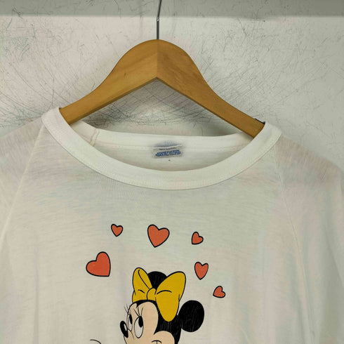 usa製 キャラクタープリント ラグランTシャツ メンズ import:L
