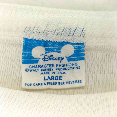 usa製 キャラクタープリント ラグランTシャツ メンズ import:L