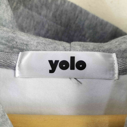 yolo ジップアップスウェット メンズ