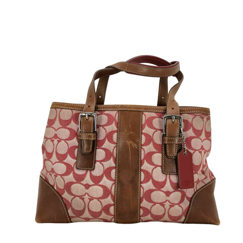コーチ COACH シグネチャー ミニハンドバッグ レディース
