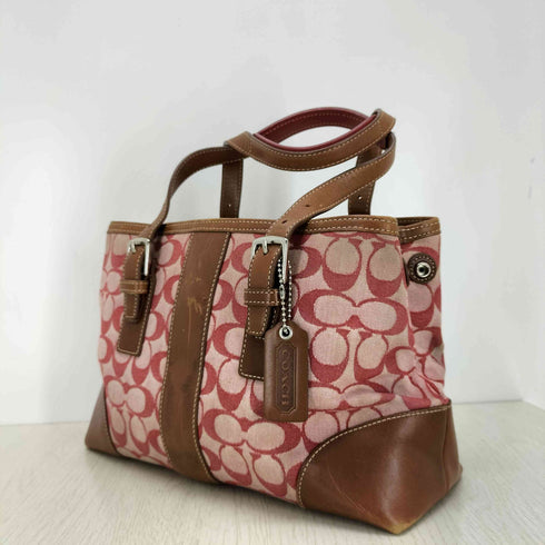 コーチ COACH シグネチャー ミニハンドバッグ レディース