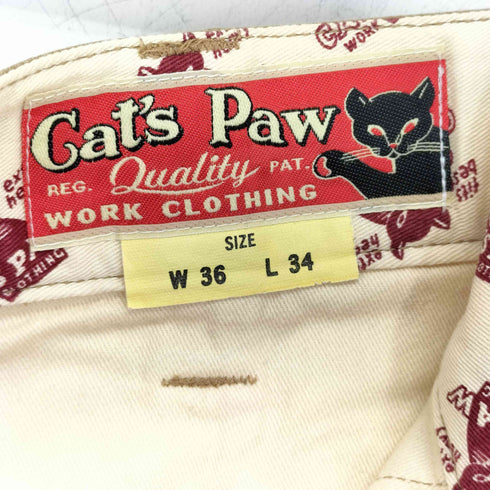 キャッツポウ CATS PAW ワークパンツ メンズ 36inch