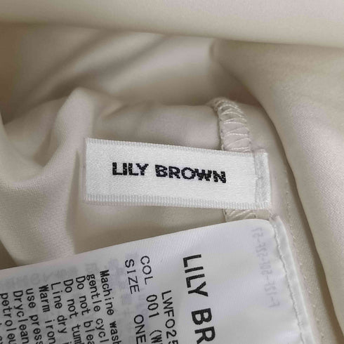 リリーブラウン Lily Brown シフォンフリルスカート レディース ONE SIZE