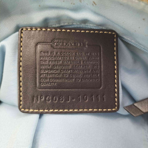 コーチ COACH シグネチャー ハンプトンズ ウィークエンド ショルダーバッグ レディース