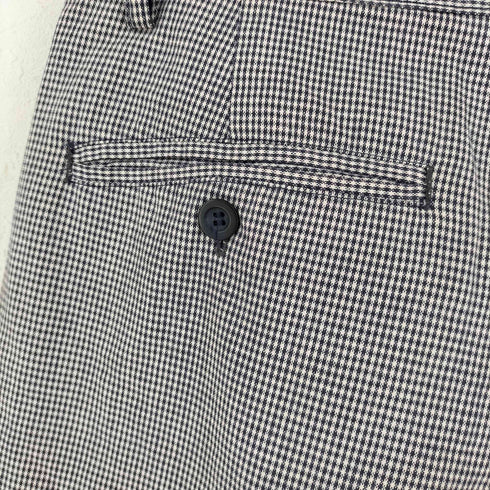 ギャップ Gap 90S チェック柄 2タック コットン スラックス パンツ メンズ W34