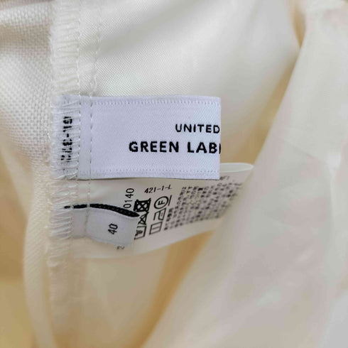 ユナイテッドアローズグリーンレーベルリラクシング UNITED ARROWS green label relaxing D テーパードパンツ レディース JPN:40