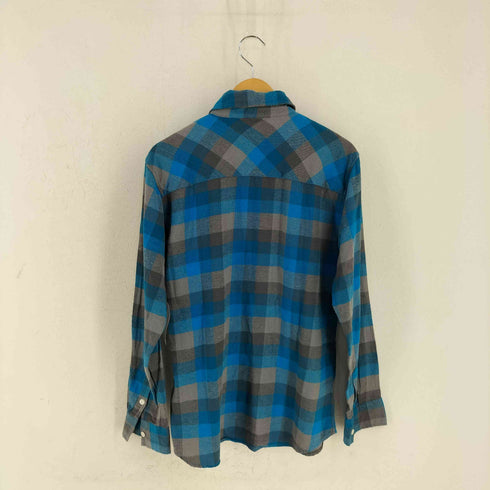 タウンアンドカントリー TOWN & COUNTRY 90S L/S ウールチェックシャツ メンズ import:XL