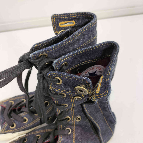 コンバース CONVERSE ALL STAR オールスター 100周年 デニム 再構築 レースアップ ニーハイ ハイカット スニーカー レディース CONVERSE:5