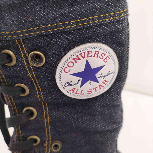 コンバース CONVERSE ALL STAR オールスター 100周年 デニム 再構築 レースアップ ニーハイ ハイカット スニーカー レディース CONVERSE:5