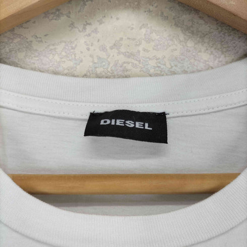 ディーゼル DIESEL 両面袖プリント ロングスリーブ カットソー メンズ XXL
