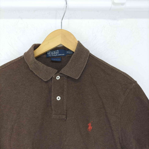 ポロバイラルフローレン Polo by RALPH LAUREN CUSTOM FIT ポニー刺繍 ポロシャツ メンズ import:M