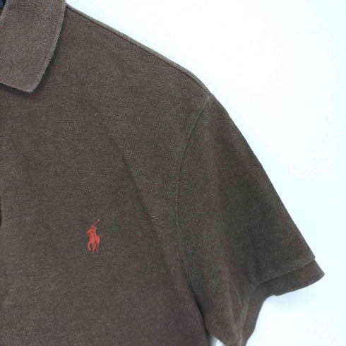 ポロバイラルフローレン Polo by RALPH LAUREN CUSTOM FIT ポニー刺繍 ポロシャツ メンズ import:M