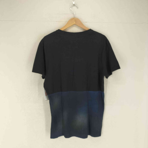 ディーゼル DIESEL 切り返しデザインフロントプリントTシャツ メンズ import:L