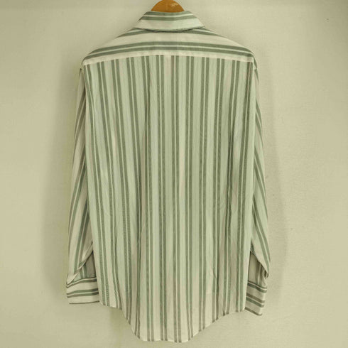 アロー ARROW Dectolene KNITS 60-70S 襟芯 ポケット L/S ストライプシャツ メンズ 16-34