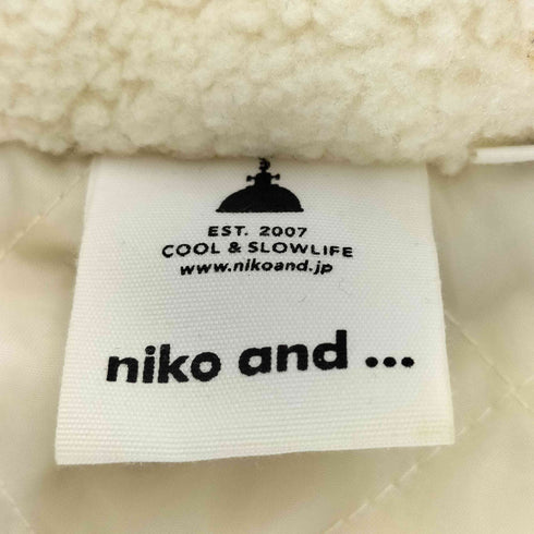 ニコアンド niko and... ボア ジャケット レディース JPN:L