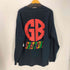 アメリカンアパレル AMERICAN APPAREL バンドプリント L/S Tクルーネック Tシャツ メンズ import:XL