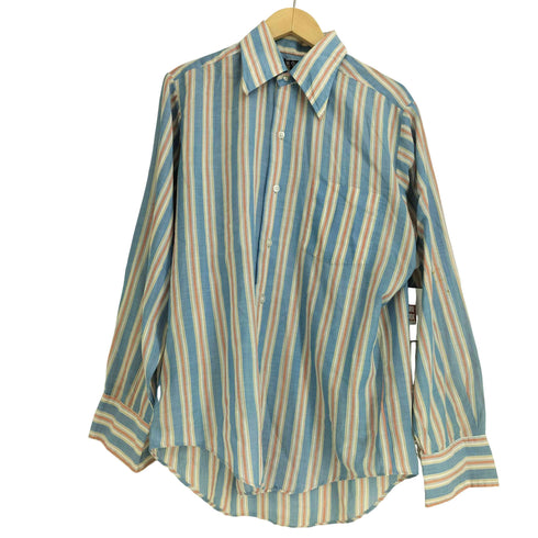 ペニーズタウンクラフト PENNEYS TOWNCRAFT 60-70S PENN-PRESTタグ マルチストライプ L/S シャツ メンズ import:M