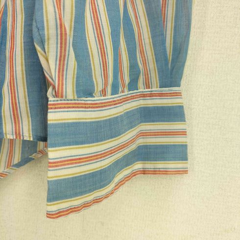 ペニーズタウンクラフト PENNEYS TOWNCRAFT 60-70S PENN-PRESTタグ マルチストライプ L/S シャツ メンズ import:M