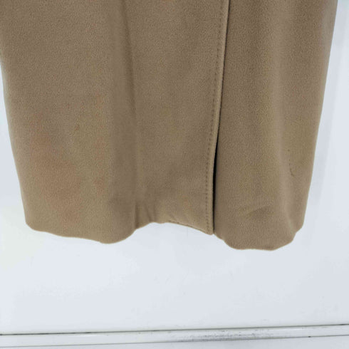 マックスマーラ MAX MARA 白タグ イタリア製 カシミヤ ブレンド ウール ダブルブレスト チェスター コート レディース EUR:42