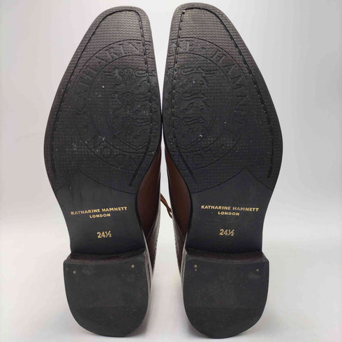 キャサリンハムネットロンドン KATHARINE HAMNETT LONDON バングラデシュ製 レザー クラシック スタイル 革靴 ドレス シューズ メンズ JPN:24.5