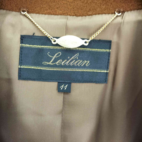 レリアン Leilian 日本製 カシミヤ ミドル チェスター コート レディース JPN:11号 11