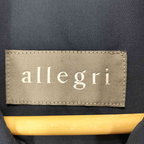 アレグリ allegri FIBRA CAVA 比翼ジップジャケット メンズ