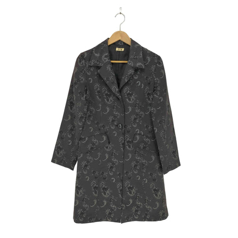 S.T.H ペイズリーデザインチェスターコート レディース M