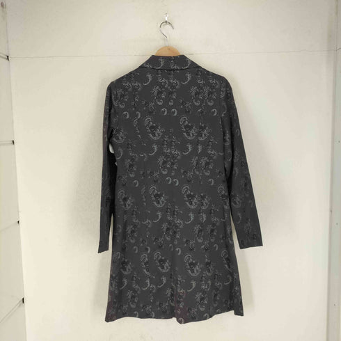 S.T.H ペイズリーデザインチェスターコート レディース M