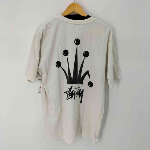 ステューシー Stussy クラウンロゴ 両面プリント Tシャツ メンズ import:L