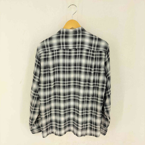 ペニーズタウンクラフト PENNEYS TOWNCRAFT 60s 船タグ オンブレ チェック レーヨン L/S オープンカラーシャツ メンズ import:M