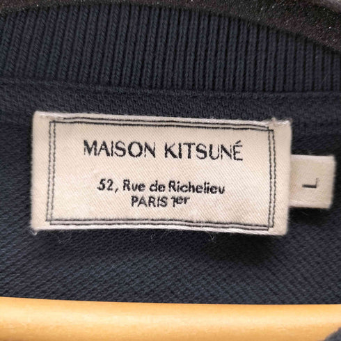 メゾンキツネ MAISON KITSUNE 刺繍ポロシャツ メンズ JPN:L